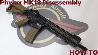 HOW TO Phylax Advanced MK18 Disassembly  For Repair or maintenance [upl. by Haiel]