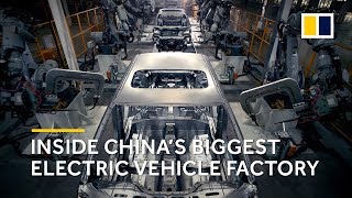 Behind the scenes at BYD Auto China’s biggest electric vehicle factory [upl. by Frey480]