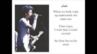 5SOS  Beside You Lyrics  Pictures [upl. by Asserak]