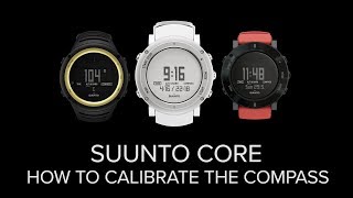 Suunto Core  How to calibrate the compass [upl. by Anoli]