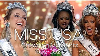 Miss USA Crowning Moments 19522020 [upl. by Jdavie]