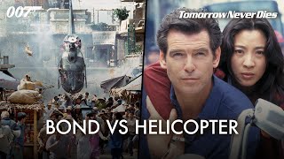 TOMORROW NEVER DIES  007 vs Helicopter – Pierce Brosnan  James Bond [upl. by Nylazor]