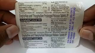 Deriphyllin Retard 150 Tablet Full Review [upl. by Eilzel458]