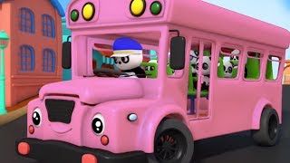 The wheels on the bus  nursery rhymes  kids songs [upl. by Weber]