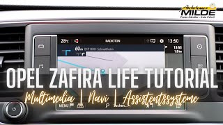 Opel Zafira Life  Assistenssysteme  Navigation  Handy verbinden  Multimediasystem  dcptut [upl. by Frost]