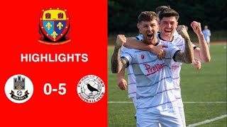 Caerleon 05 Cwmbrân Town  Gwent FA Senior cup  Quarter final highlights [upl. by Eelanaj20]