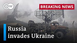 Ukraine latest Russia launches massive invasion  DW Breaking News [upl. by Tenn]