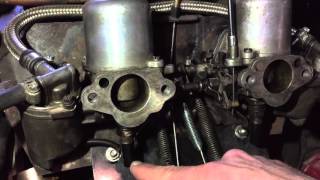 How to change the Idle speed on an Austin Healey Bugeye Sprite with HS2 Carbs [upl. by Sarge]