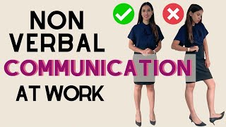 NON VERBAL COMMUNICATION  SOFT SKILLS  BODY LANGUAGE AT WORK [upl. by Justine]