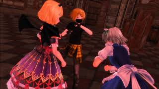 MMD Fight Izayoi Sakuya in trouble 1  Motion DL [upl. by Picco]