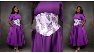 How To SEW This Beautiful Underbust Corset [upl. by Annayram218]