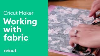 Using fabric with Cricut Maker  Cricut™ [upl. by Wain830]