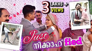 OUR NIKKAH VIDEO 😍❤️  ഞങ്ങൾ ROMANTIC ആയപ്പോൾ 😘🔥  HIBA amp FAZI [upl. by Teryl140]