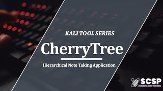 Kali Tools  Cherrytree – Hierarchical note taking application [upl. by Karlis]