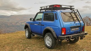 Lada Niva Urban Fender Flares Tuning Installation Lapter  Ladapowercom [upl. by Brendon]