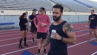 Beer mile 2016 [upl. by Ecnerwaled]