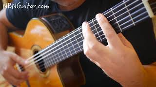 Bourree In E minor  Johann Sebastian Bach  NBN Guitar [upl. by Mclyman]