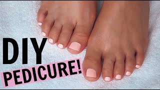 StepByStep Pedicure at HOME  SAVE TIME [upl. by Aziul]