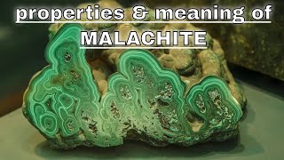 Malachite Meaning Benefits and Spiritual Properties [upl. by Pernick]