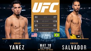 ADRIAN YANEZ vs VINICIUS SALVADOR FULL FIGHT UFC [upl. by Romie]