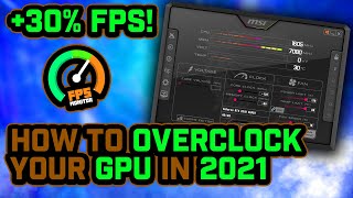 How To OVERCLOCK Your GPU 🔧 Ultimate Universal Guide 2022 [upl. by Accebar]