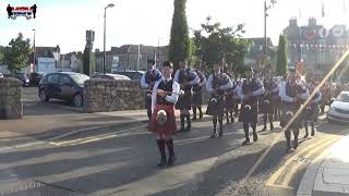 Killeen Pipe Band  Armagh District LOL No 5 Orange Service 2022 [upl. by Neirb]