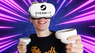 How To Play Oculus amp Steam PC VR Games On Your Oculus Meta Quest 2 [upl. by Lattonia]