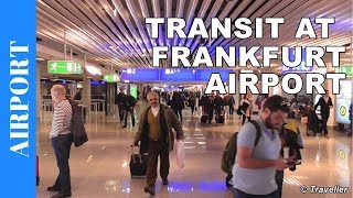 TRANSIT WALK AT FRANKFURT Airport FRA Terminal 1  Connection Flight Transfer Arriving amp Departing [upl. by Roht]