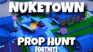 NUKETOWN PROP HUNT IN FORTNITE CREATIVE [upl. by Atilal]