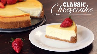 Classic Cheesecake Recipe  How Tasty Channel [upl. by Ahseenal]