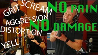 How to Scream Add Distortion Yell and Sing Aggressively WITHOUT Hurting Your Voice 3 Steps [upl. by Vallie]