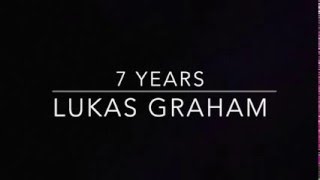 Lukas Graham 7 Years Lyric Video Sped Up [upl. by Yelyah938]