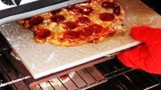 How To Make a Pizza Stone from ordinary tile [upl. by Ahtiuqal283]