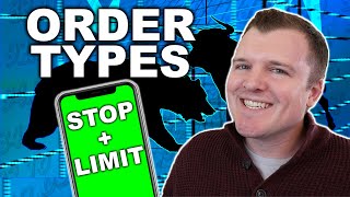 Stock Market Order Types EXPLAINED  Limit  Stop  Stop Limit  Trailing Stop [upl. by Ailedua345]