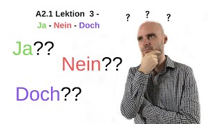 Deutschkurs A2  Ja  Nein  Doch [upl. by Haissem]