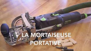 La Mortaiseuse portative Festool Domino DF 500 [upl. by Ylreveb]