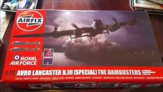 Airfix Avro Lancaster BIII Special quotDambustersquot 172 Step by Step Build [upl. by Kirstyn460]