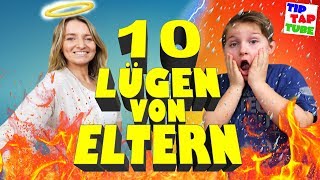 10 Lügen von Eltern die den Kindern erzählt werden  Outtakes 😇 TipTapTube 😁 Familienkanal 👨‍👩‍👦‍👦 [upl. by Anivlis]