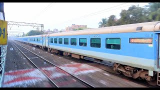 TRAIN RACE  Shatabdi v Ganadevta Exp  Overtake amp Parallel Race from Howrah [upl. by Proud]