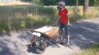 Epic motorized wheelbarrow best one [upl. by Cheria]