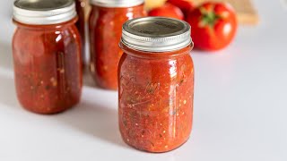 How to Can Homemade Salsa [upl. by Ellehcan]