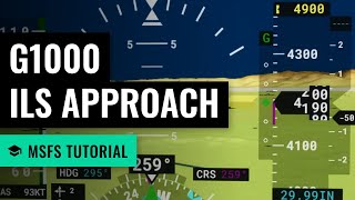 MSFS ILS Approach  Cessna 172  G1000  Microsoft Flight Simulator 2020 [upl. by Einra]