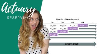 Actuarial Reserving Chain Ladder Reserving Method [upl. by Hanahs]