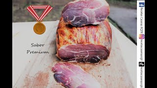 Como hacer Jamon Crudo Seco Casero How to make Homemade Dry Raw HamProsciutto Secco Fatto in Casa [upl. by Ennasil]