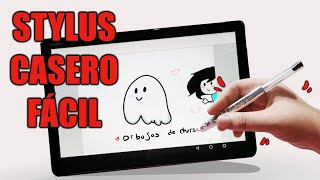 COMO HACER UN LAPIZ TACTIL CASERO STYLUS FACIL  DIBUJOS DE CHRIS [upl. by Hadihsar]