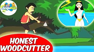 Honest Woodcutter  Moral Stories for Kids Pre School amp Kindergarten Stories  Jingu Kids [upl. by Gretal]