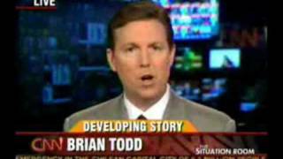 Reptilian Shapeshifter Brian Todd CNN Reporter [upl. by Lissy]