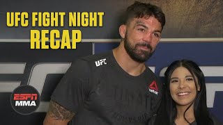 Mike Perry girlfriend Latory Gonzalez talk UFC Vegas win future plans  ESPN MMA [upl. by Noslen]