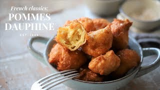 How to make pommes dauphine French potato puffs recipe [upl. by Marika]