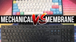 Membrane VS Mechanical Keyboard Sound Test [upl. by Negeam728]